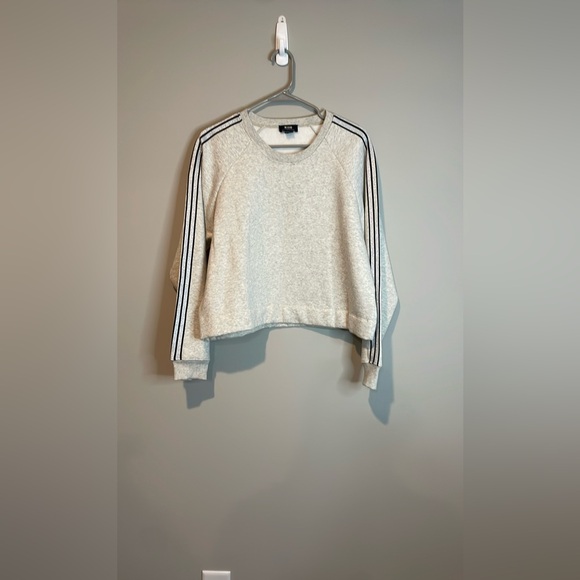 Anthropologie Maeve Sporty Stripe Crew-Neck Sweatshirt - Picture 6 of 13
